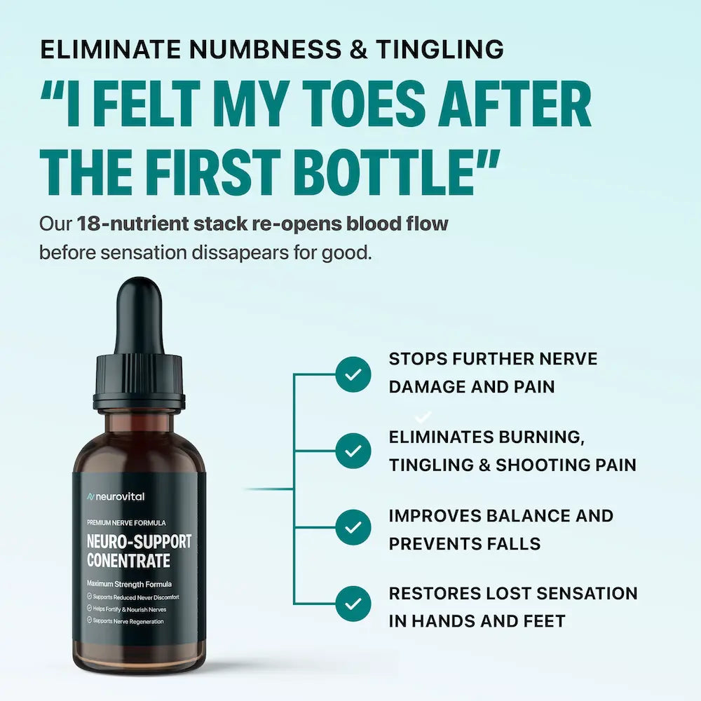 NeruoVital Neuro-Support: Restore Lost Sensation & Eliminate Nerve Pain Naturally