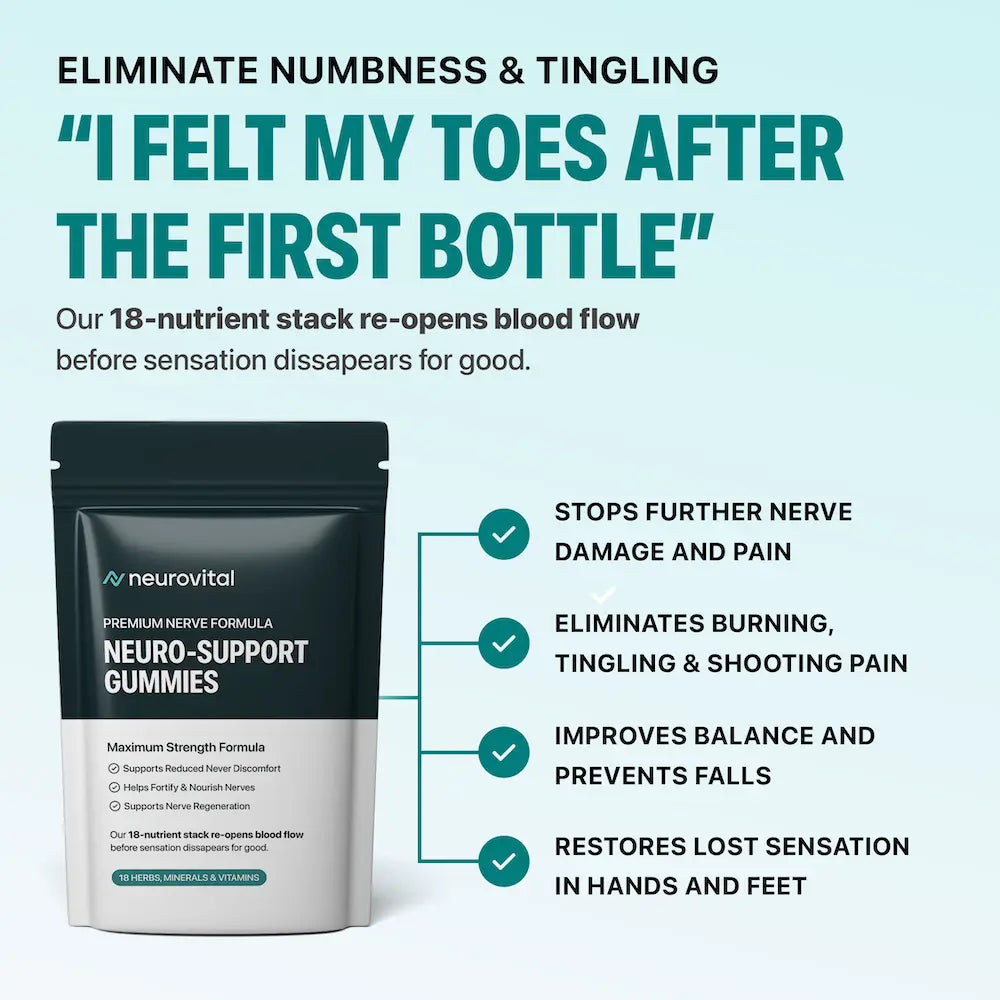 NeruoVital Neuro-Support: Restore Lost Sensation & Eliminate Nerve Pain Naturally