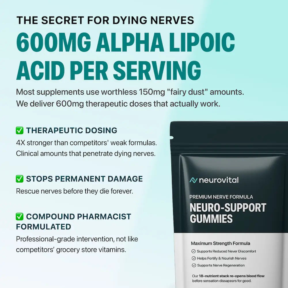 NeruoVital Neuro-Support: Restore Lost Sensation & Eliminate Nerve Pain Naturally