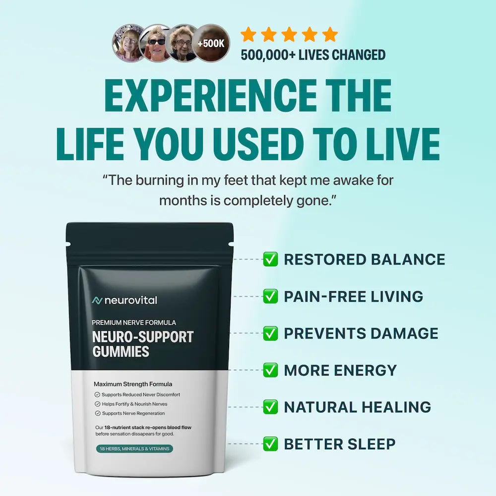 NeruoVital Neuro-Support: Restore Lost Sensation & Eliminate Nerve Pain Naturally